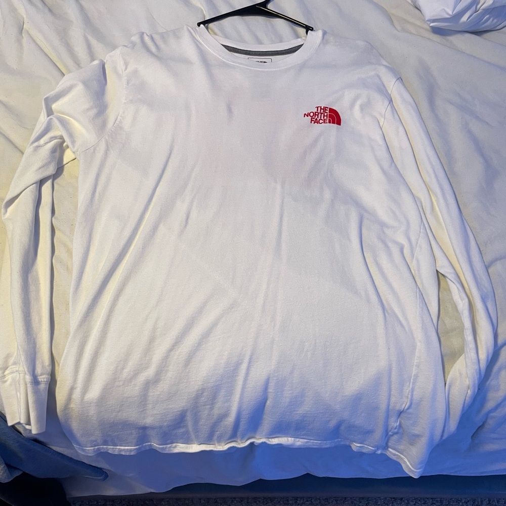 The North Face, Long Sleeve, Color White, Size Large, Brand The North Face